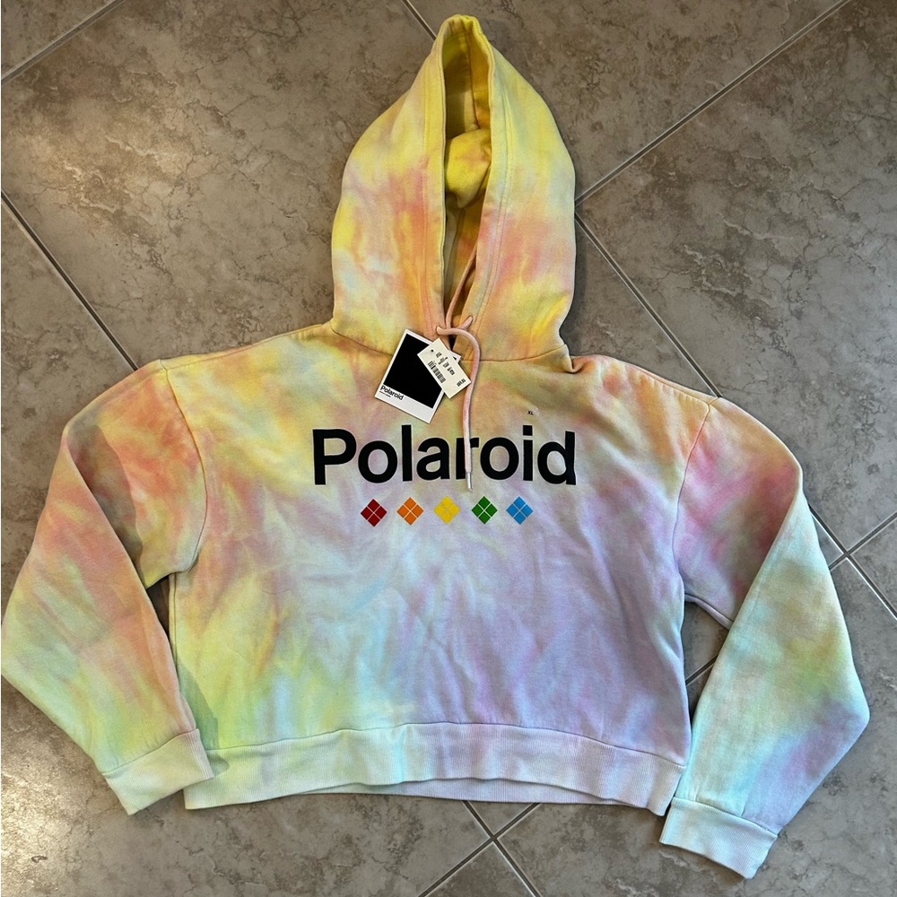 Hoodie Polaroid NWT Crop